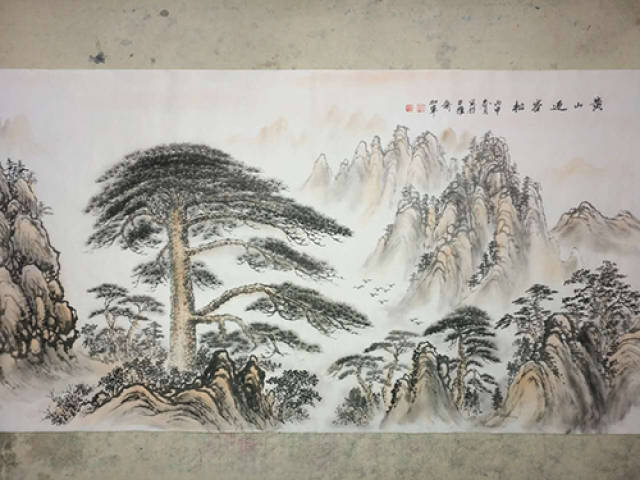 山水國畫 國畫山水戈加軍老師作品欣賞