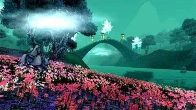 过了那条盛开着彼岸花的黄泉路,就到忘川河,忘川河水呈血黄色,里面尽