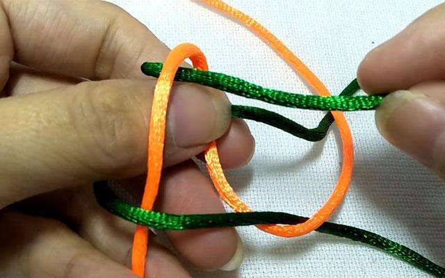 木子手工: 红绳手链基础结之玉米结编法图文教
