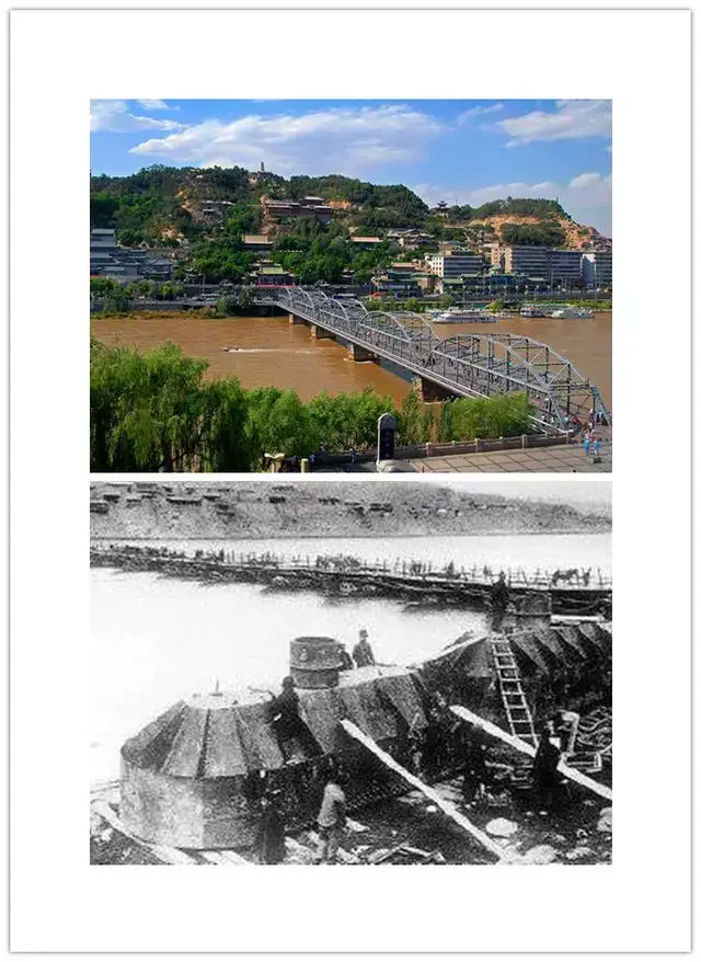 100年前兰州和100年后兰州对比,这照片太珍贵了