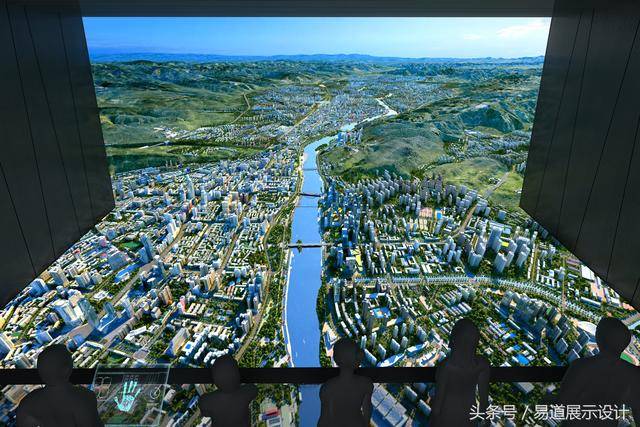 易道展示推出裸眼3d数字全息沙盘技术创新杀手锏!