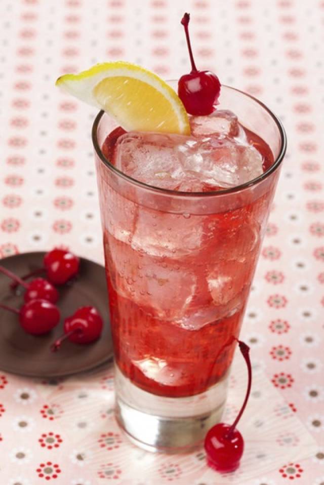 后来甚至还有以她的名字命名的无酒精 鸡尾酒-shirley temple.