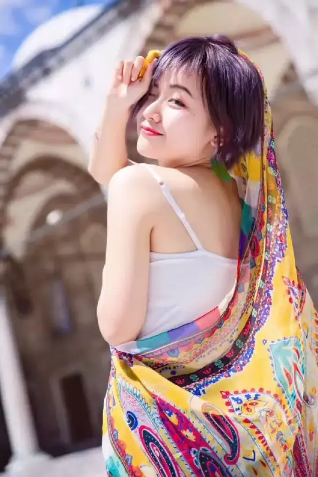 回眸一笑的美