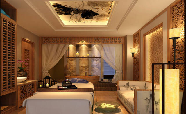 美容院天花吊顶装修设计