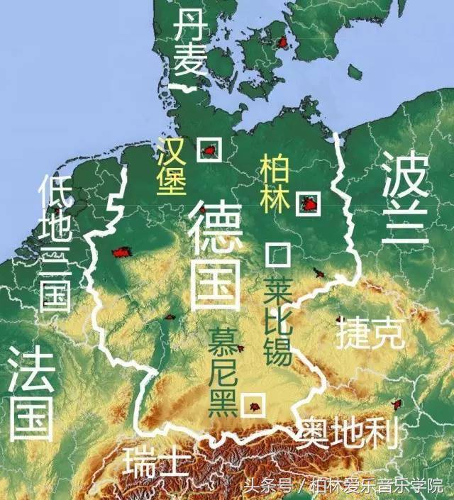 艺术5分钟丨星光熠熠的音乐热土——德国音乐地图