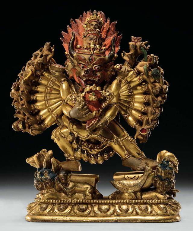 摩訶迦羅 日本 大 黑 天 財神 三面大黒天 摩訶迦羅天 ・摩怛羅神曼荼羅