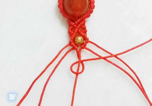 复古创意玛瑙手链编法图解, 能做出来你绝对是