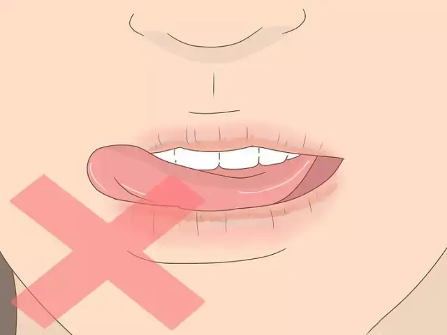 4,不要舔你的嘴唇