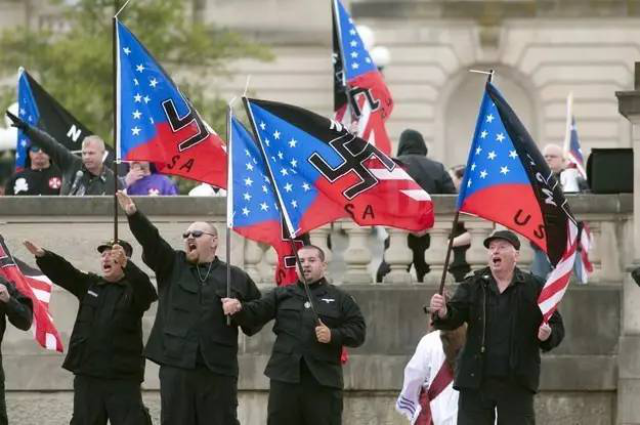 美国境内一些新纳粹主义组织的示威活动