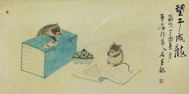 鼠趣:艺术家席军将笔下的老鼠形象刻画得