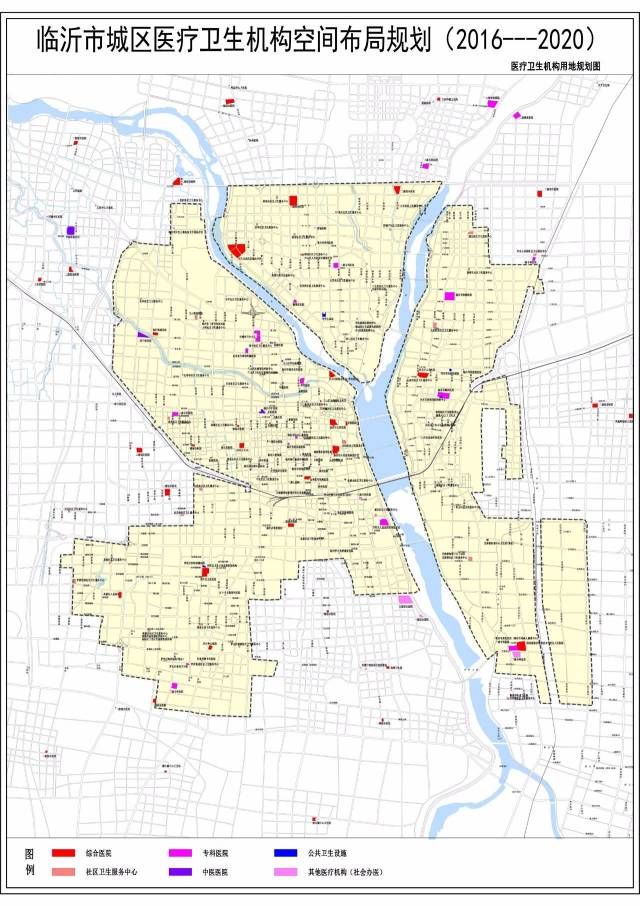 临沂市北城新区地图图片