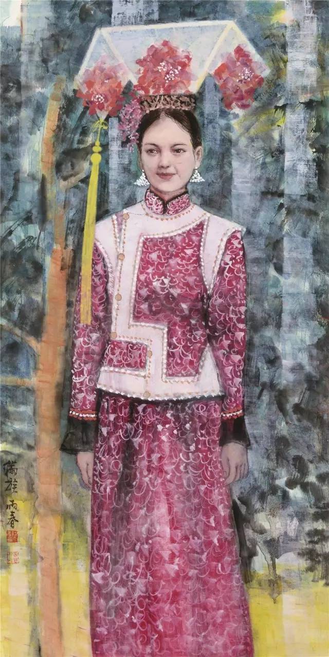 《满族》138x69cm