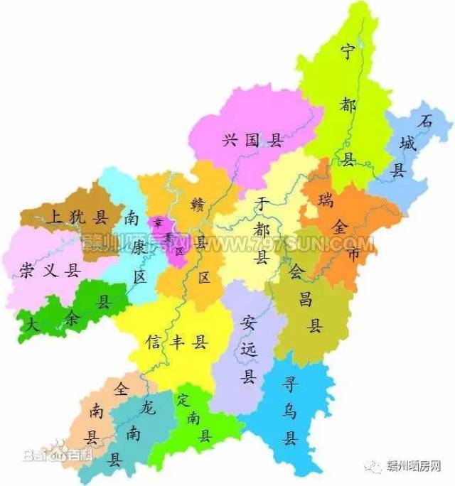 赣州晒房网讯 赣州市作为江西省面积最大,人口最多的地级市,下辖章贡
