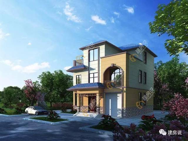 2套带车库3层别墅,一套带阳台一套带露台,你喜欢哪套?