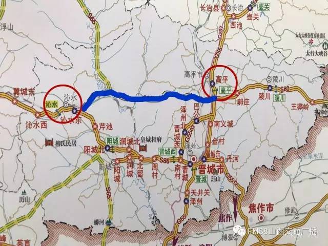 沁水沁樊公路全程图图片