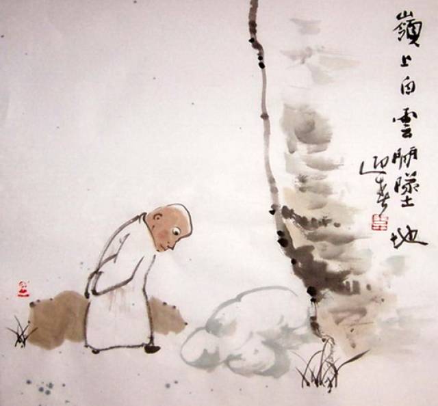依写意笔墨，求散闲清介，至无人之境：禅画艺术品赏_搜狐网