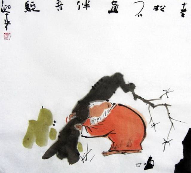 依写意笔墨，求散闲清介，至无人之境：禅画艺术品赏_搜狐网