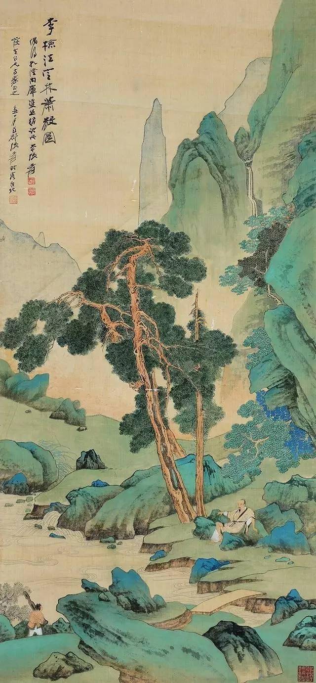 67历代青绿山水国画代表作品欣赏
