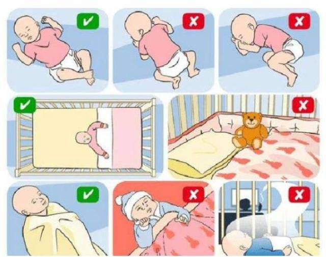 专家建议,宝宝还是就让他们在婴儿床睡觉,让宝宝趴在你的胸口,或者