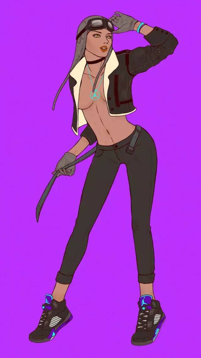 aj4 这款配色立刻让我想到了美国复古的海洋风,轻快欢乐