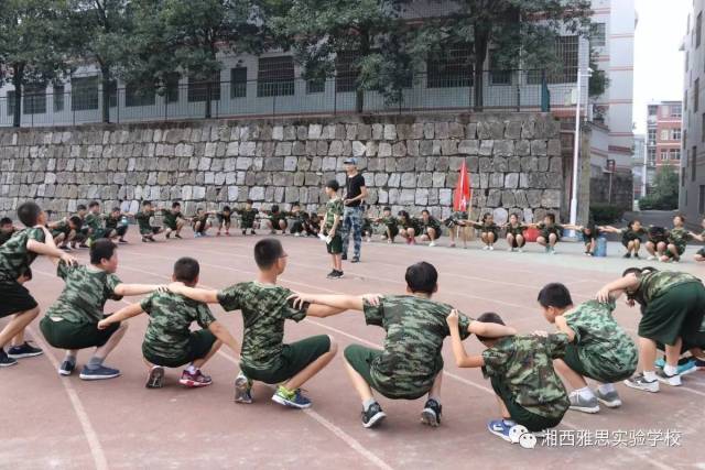 新生素质拓展训练系列报道之四—阳光下的笑与累