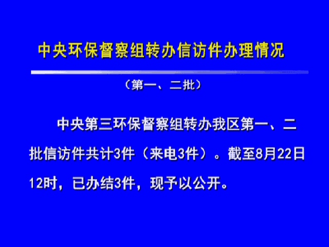 环保督查动态