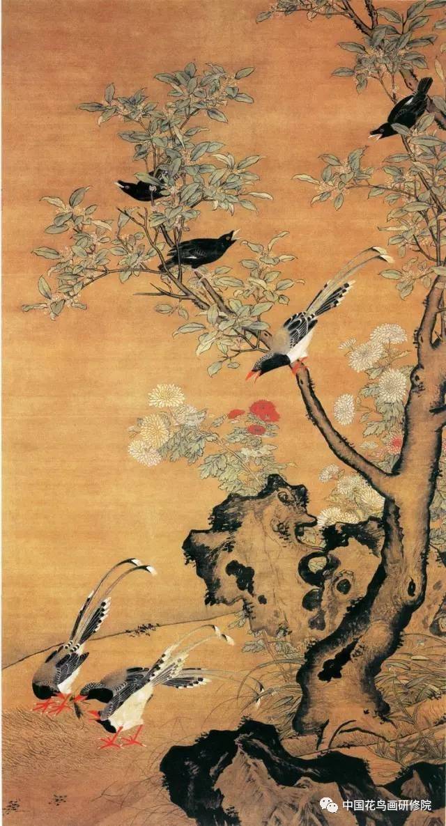 沈铨VS吕纪| 明清工笔花鸟画大对决!_搜狐网