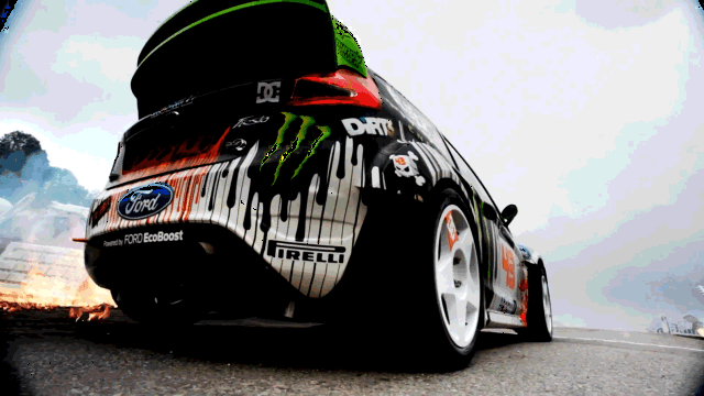 漂移狂魔 ken block 沙漠极限狂飙,漫天黄沙,看得忍不住揉眼睛!