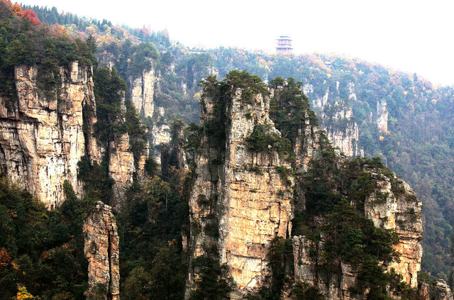 张家界一处摄影好机位"点将台"团队不去的绝美景点