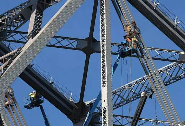 吉尼高空作业平台,撑起这座海湾大桥的世界梦