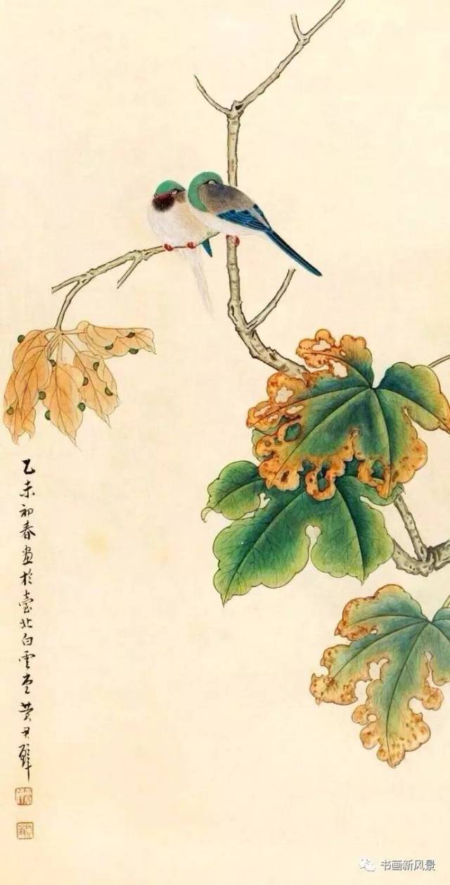 宋美龄国画老师黄君壁的花鸟！_搜狐网