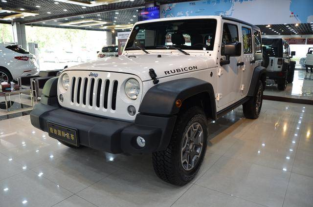 牧马人四门rubicon,稀缺白色展厅现车