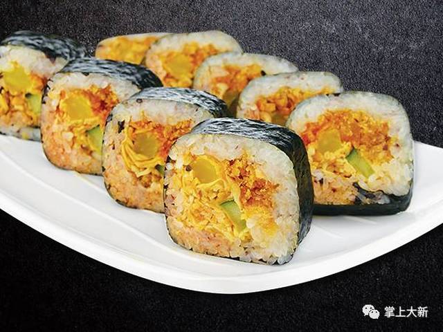 也是够拼了 旺角轩 传统新美食 美味不可挡 ▼日式香松八爪鱼寿司▼
