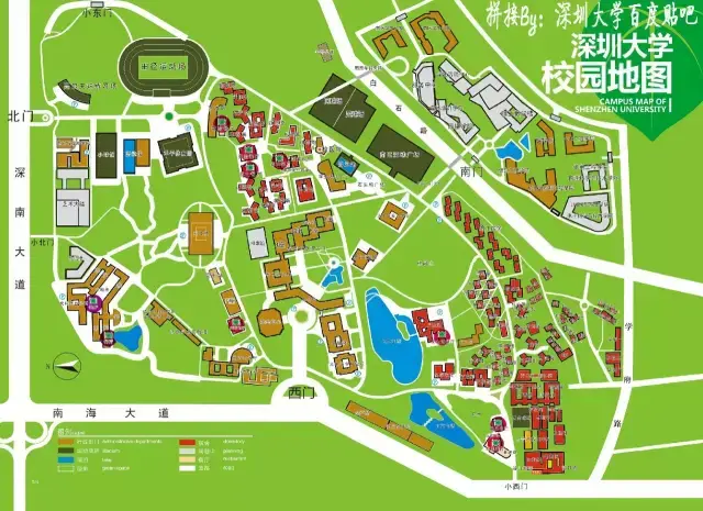 深圳大学城位置地图图片