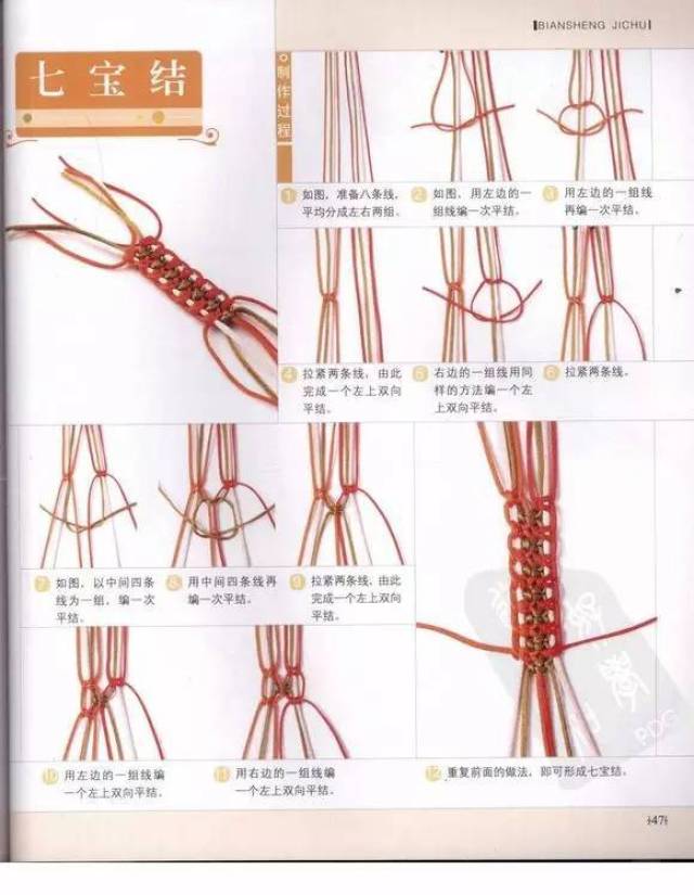 卡地亚绳子的编法图片