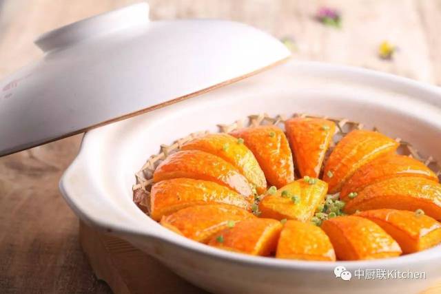 粤菜壕气大菜药膳焗南瓜做法详解