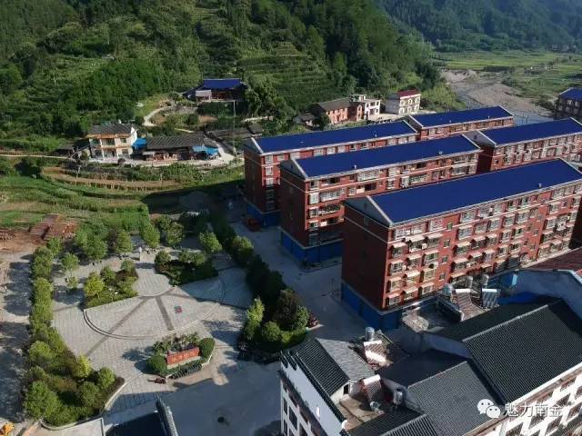 航拍安化南金乡
