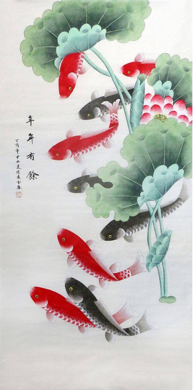 王一容老师《连年有余》