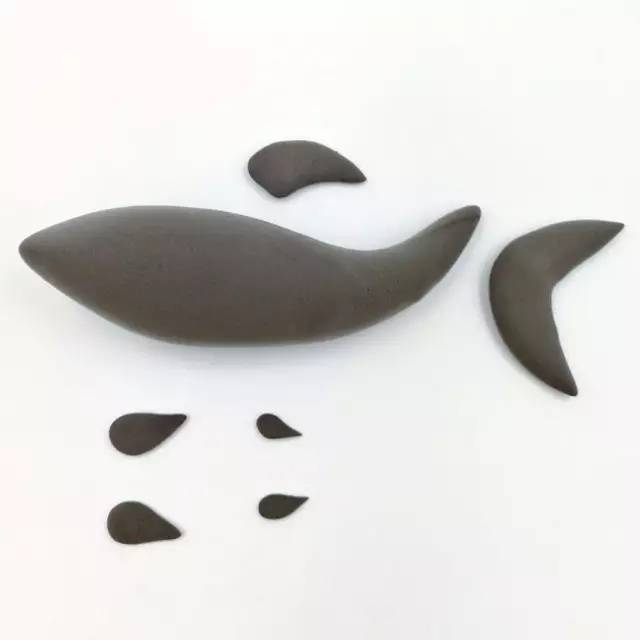 彩泥制作鲨鱼图片