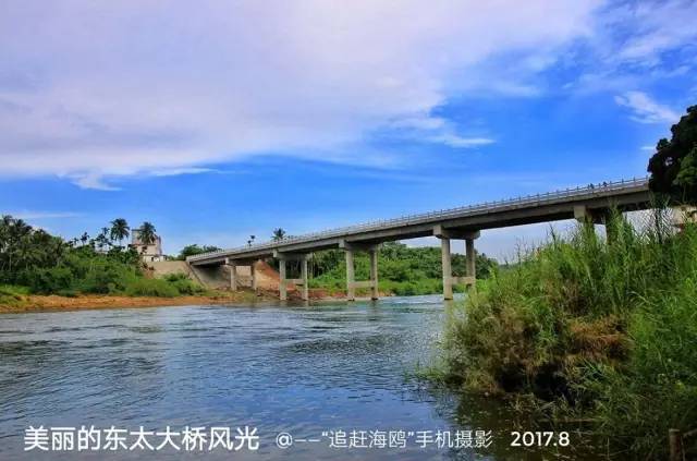 琼海市万泉河东太大桥改建工程完工通车