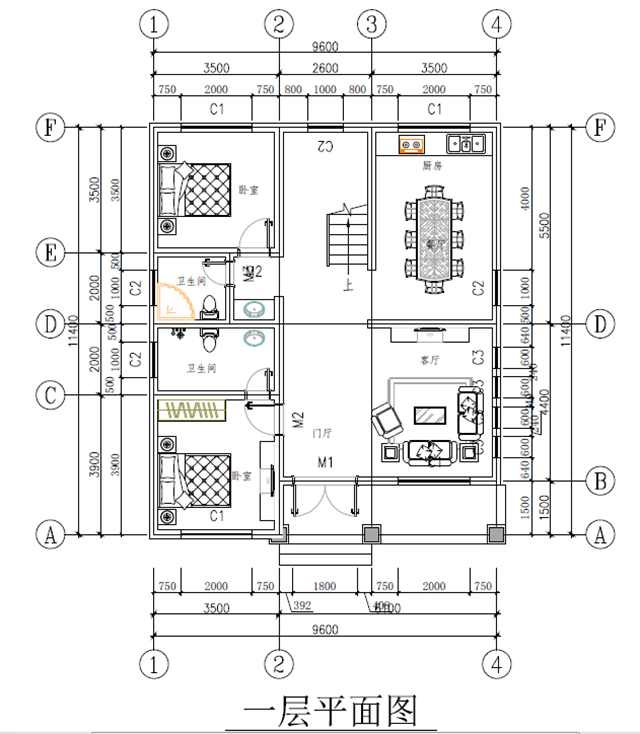 主體20多萬的農村二層自建房屋設計圖,有人看了竟然說值100多萬!