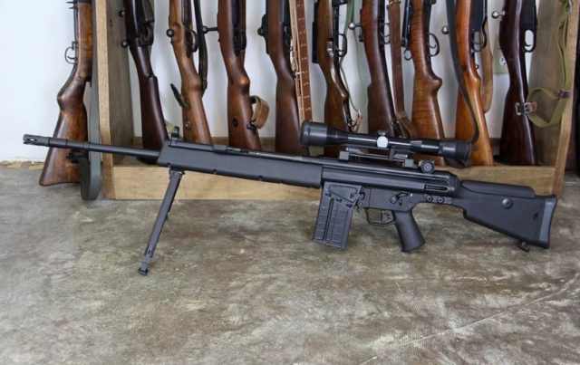 德国msg90狙击步枪到底有多神?新手击发都能做到极高精度!