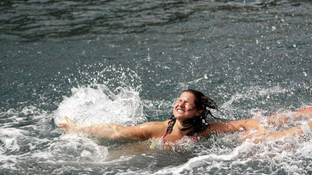 游泳呛水了也不怕!