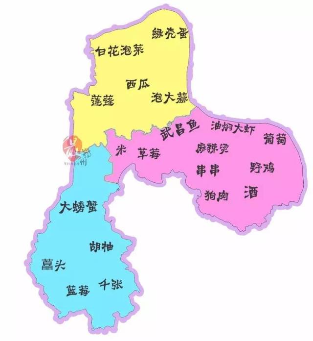 有人把鄂州地图画成了这样,刷爆了朋友圈!_搜狐网