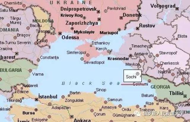 俄罗斯索契地图图片