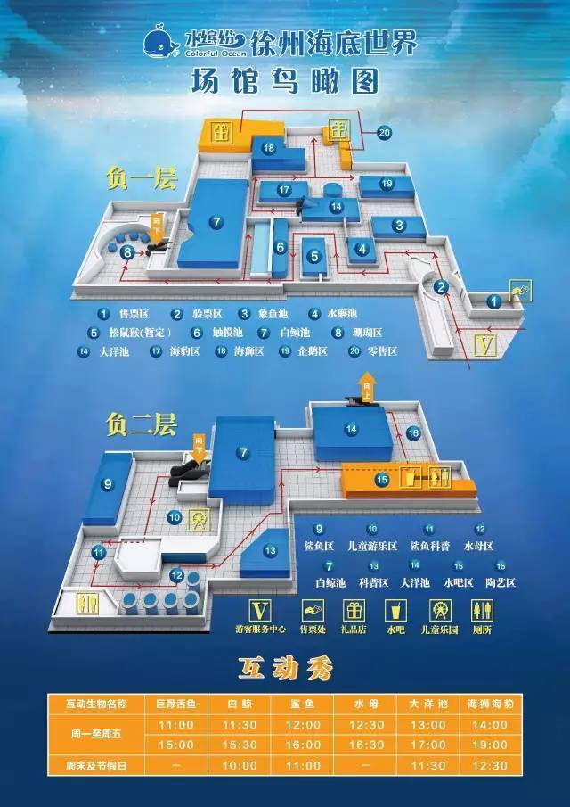 水缤纷徐州海底世界落户三胞国际广场啦!