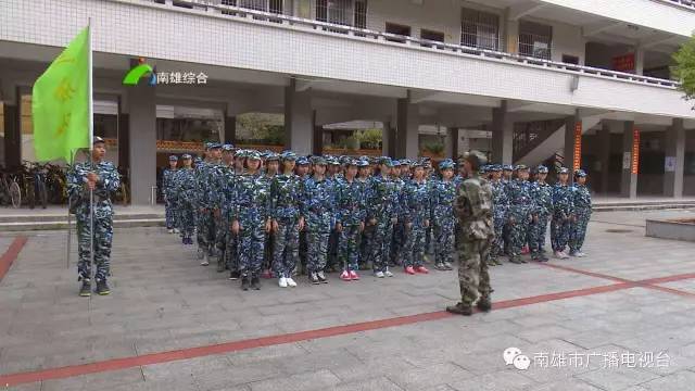实拍,2017年雄中,一中新生军训现场!