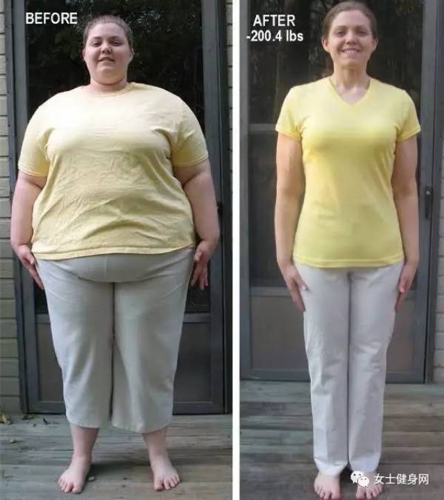 减肥前后对比照,简直令人不敢相信眼晴!