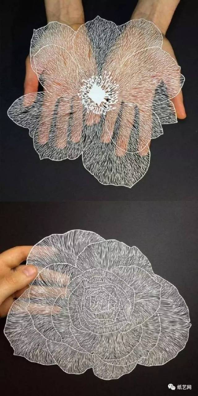 她用一张纸,一把刀创作出薄如蝉翼的美!(附纸雕教程,素材)