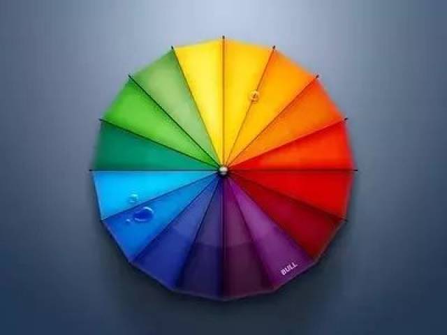【配色】如果世界有颜色,我希望是七彩的.